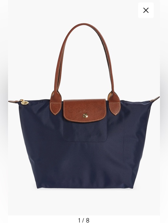 Longchamp Handbags - Longchamp Le Pliage Medium Marine Navy Blue Good used condition Nylon